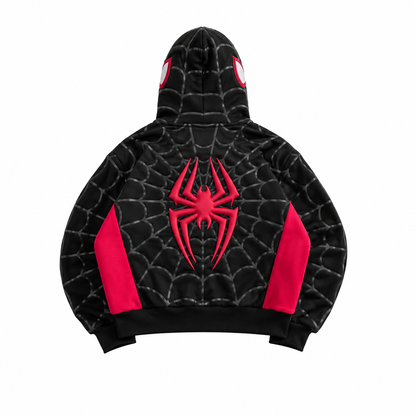 BLACK AND RED SPIDER JACKET