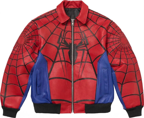 WEB HEAD LEATHER JACKET
